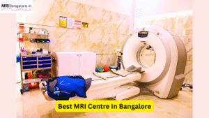Interior view of the Best MRI Centre in Bangalore showing advanced MRI machine and diagnostic setup (2025)